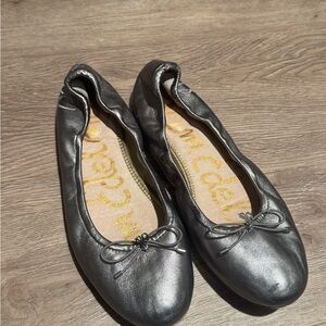 Sam Edelman Elegant Silver Ballet Flats